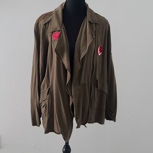 🕯Long sleeve patch shirt 🕯